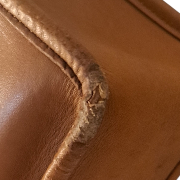 Vintage Coach Leather Crossbody Satchel – Camel – Nickel Hardware – Costa Rica - Picture 12 of 16